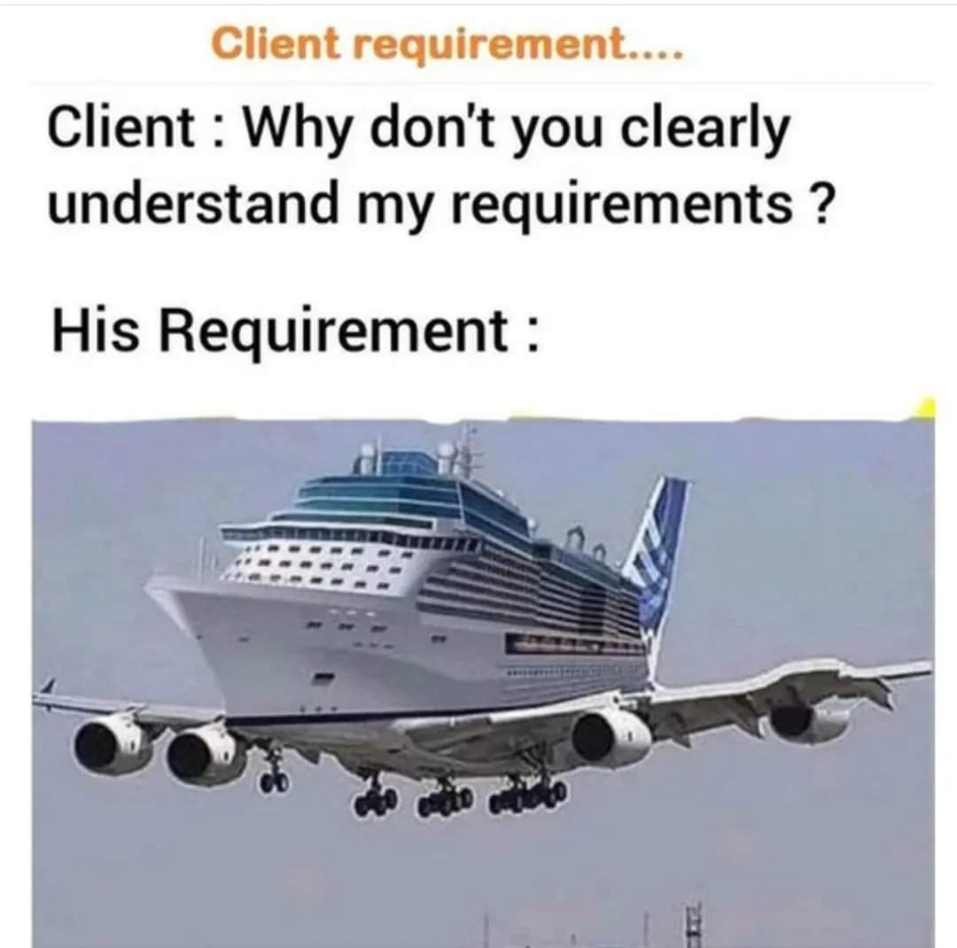 client requirement