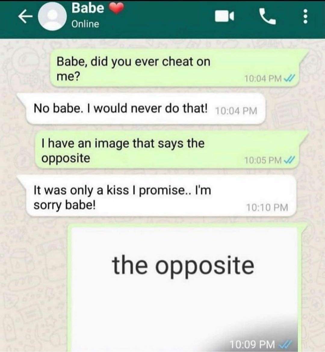 babe cheating