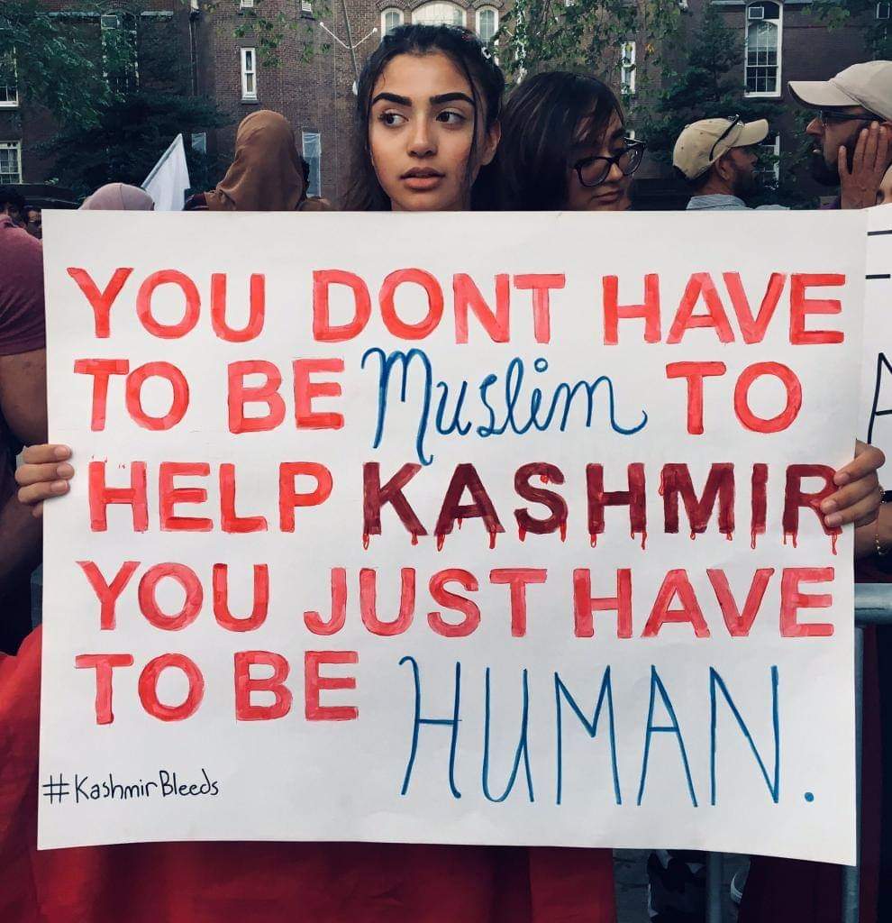 You dont have to Muslim to help Kashmir You just have to Human - Indian occupied Kashmeer Bleeds