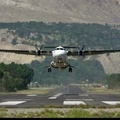 ATR while taking off from Gilgit Airport - Pakistan