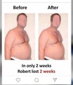 Weight loss by Robert in two weeks