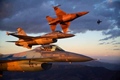 F16s at Sunset