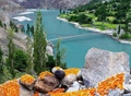 Stunning view of a river near Hunza Gilgit Baltistan Pakistan