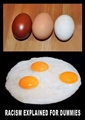 Racism explained for dummies - Egg yours outer and inner