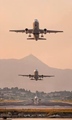 Taking off three planes