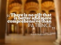 No gift better than patience hadith Bukhari