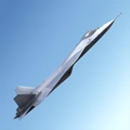 PAK FA stealth fighter jet