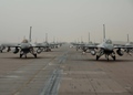 Fully armed F-16s