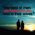 Hadith on best of men who are best to their wives