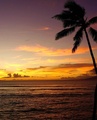 Sunset in Maui Hawaii USA
