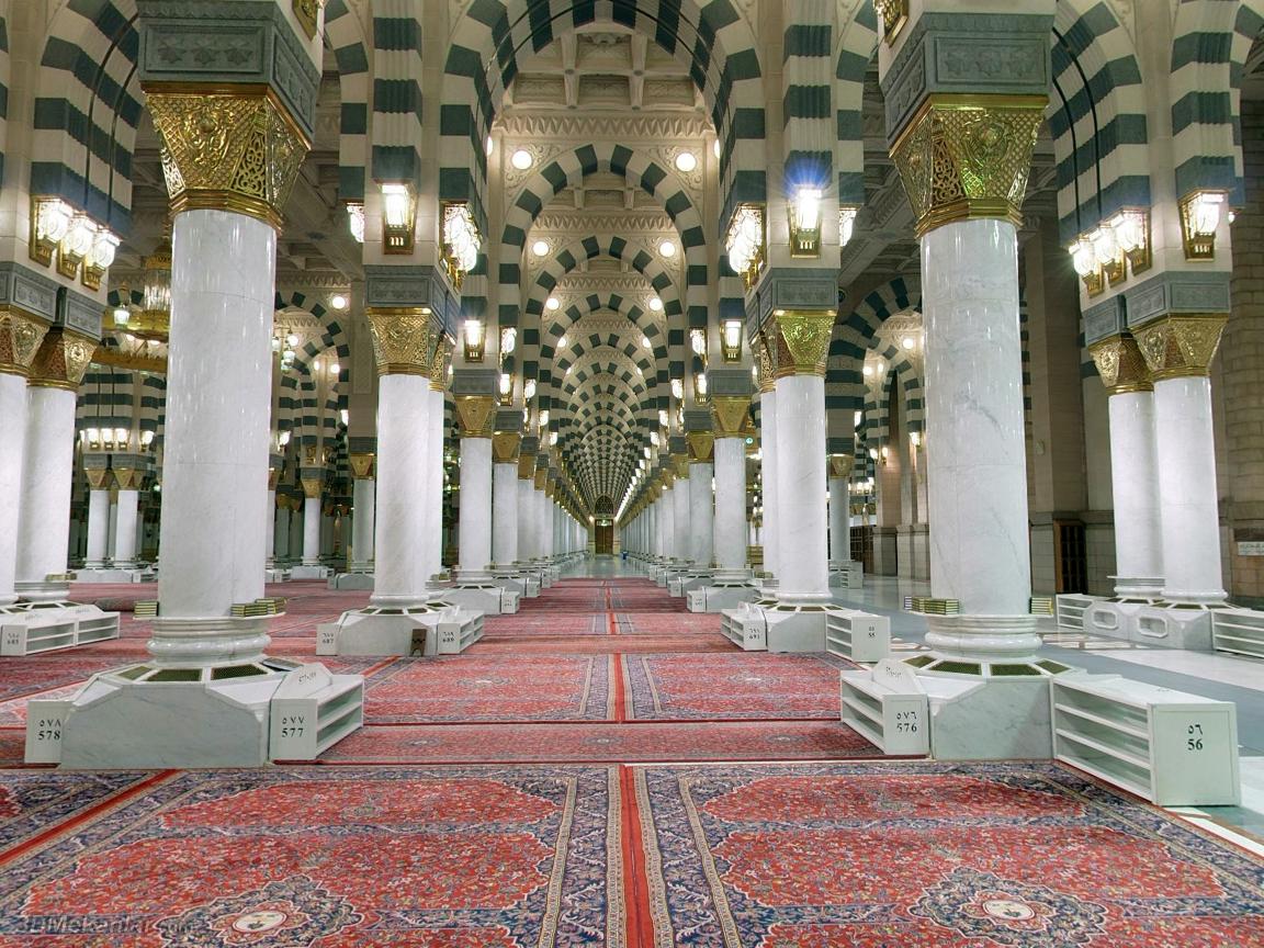 Grand Masjid Nabawi inside 4 Madinah