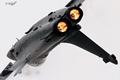 Dassault Rafale in full reheat and turning overhead at RIAT 2012 - a brilliant display-