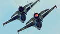 Two F-16s with afterburner