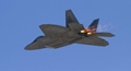Lockheed Martin F-22 Raptor flames