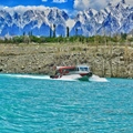 A Boat in Attabad Lake - Gilgit Baltistan - Pakistan