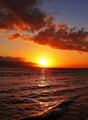 Sunset in Lahaina Hawaii USA