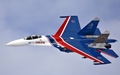 Sukhoi Su-27 Fighter Jet -red- white- blue-