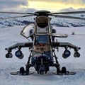 Helicopter snow