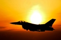 F-16C Fighting Falcon Sunset-55