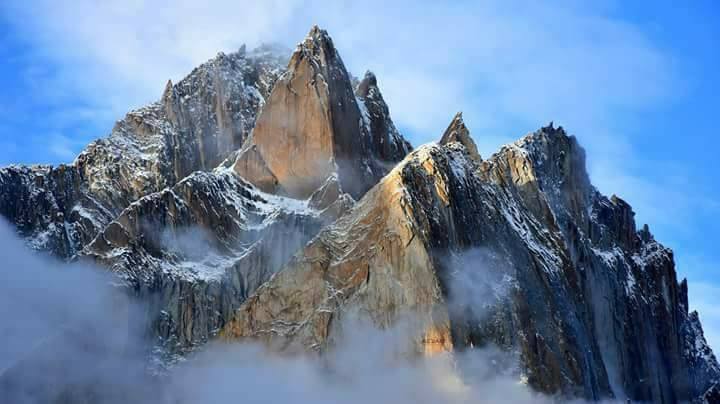 Payuu peak captured from Baltoro Glacier - Pakistan